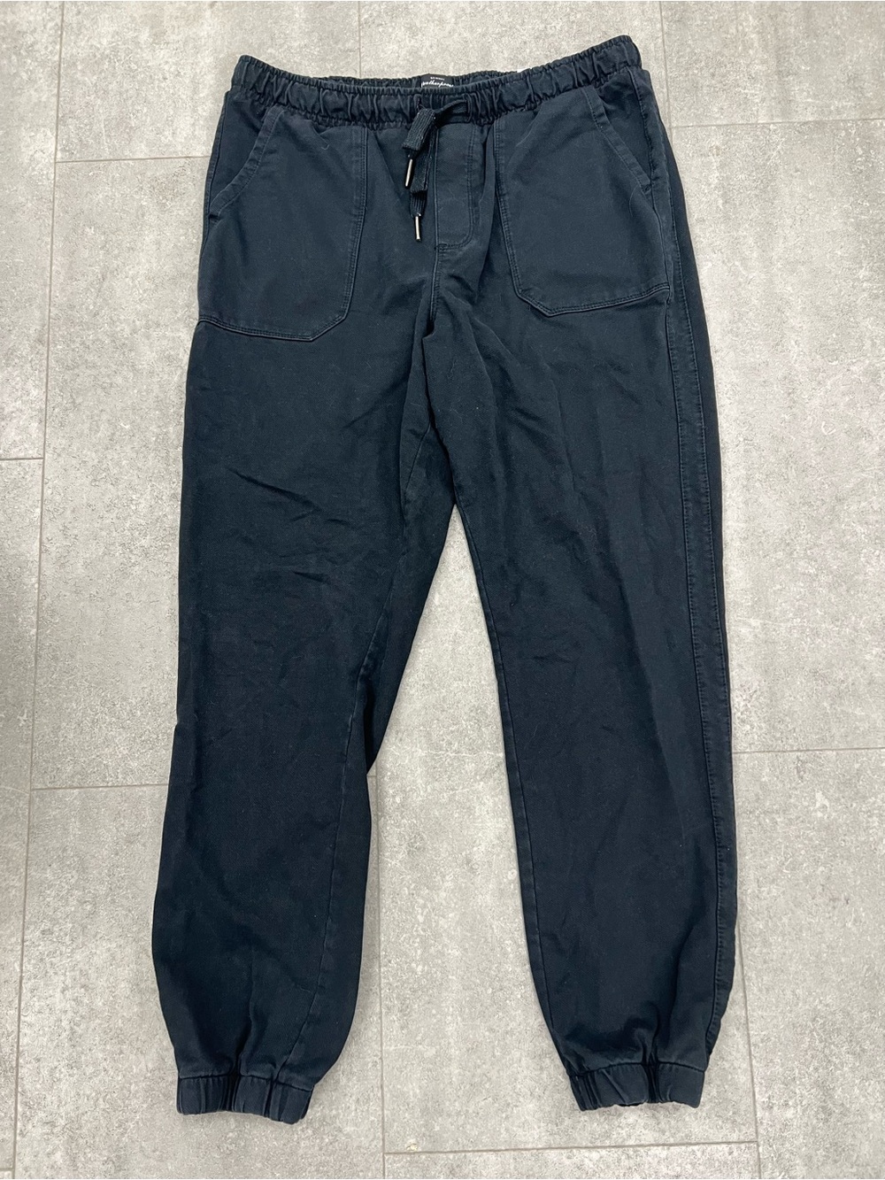 Weatherproof Vintage Black Jogger Pants Women’s Large Pull On Stretch Casual